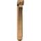 Ekena Millwork Thorton Arts and Crafts Smooth Bracket w/ Offset Brace, Western Red Cedar, 5 1/2"W x 30"D x 38"H BKT0604X30X38THR03SWR - alternate 2